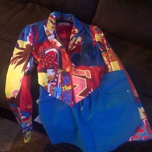 Iceberg Corset Suit Blazer